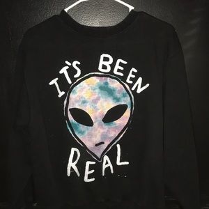 “It’s Been Real” crew neck sweater